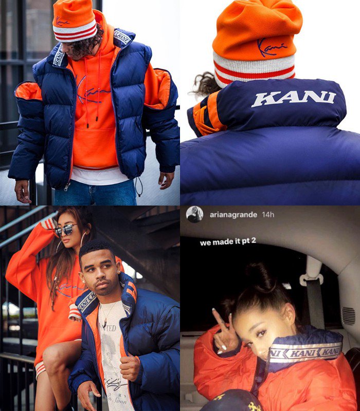 KARL KANI】 REVERSIBLE NYLON DOWN PADDED JACKET 90年代のヒップ