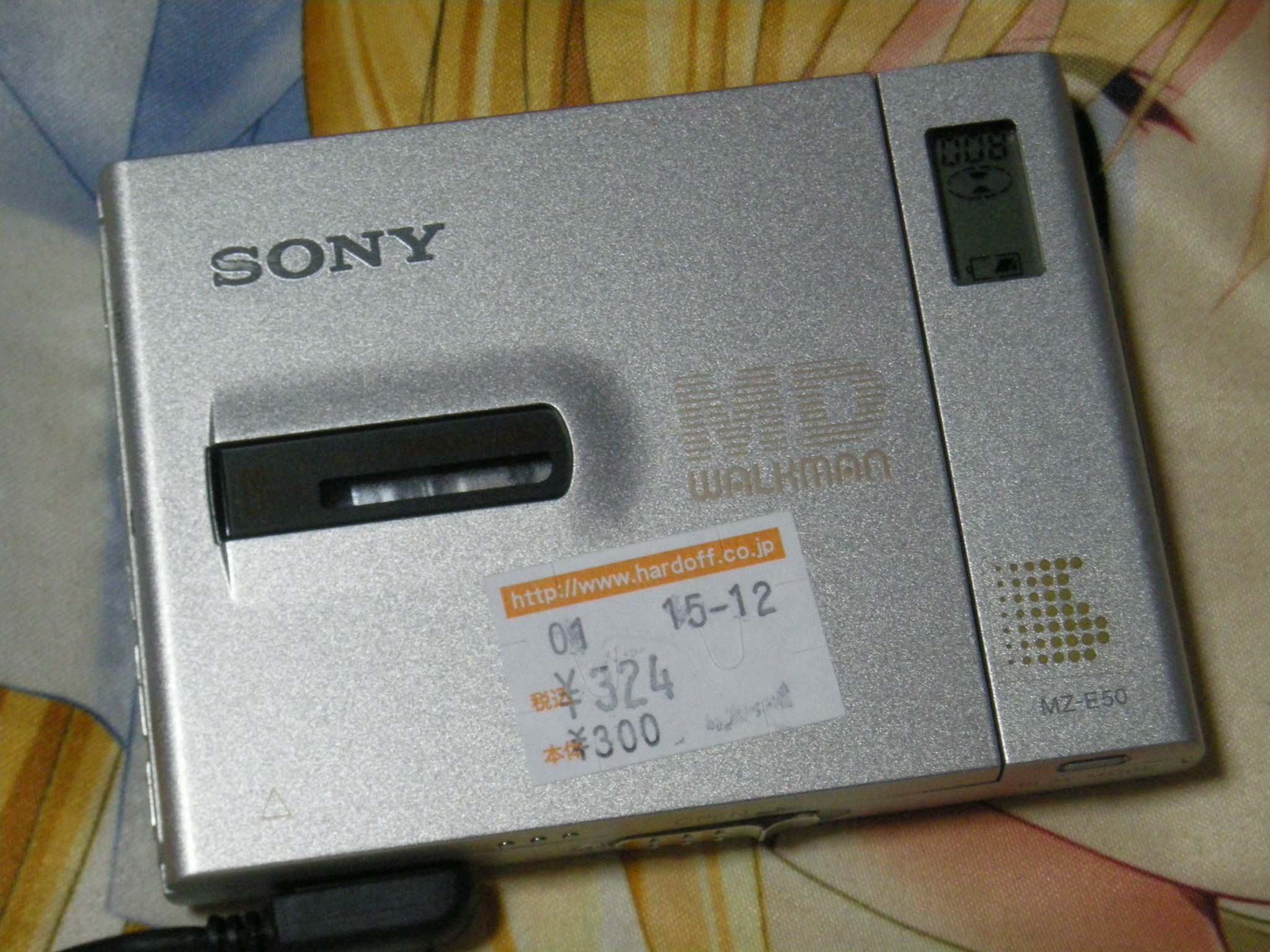 美品完動品】SONY MZ-E50 ポータブルミニディスクプレーヤー-