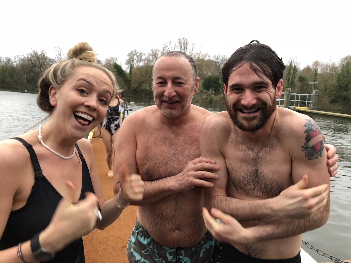 In you go! It’s the Hampstead Heath Men’s Pond Christmas Day swim...