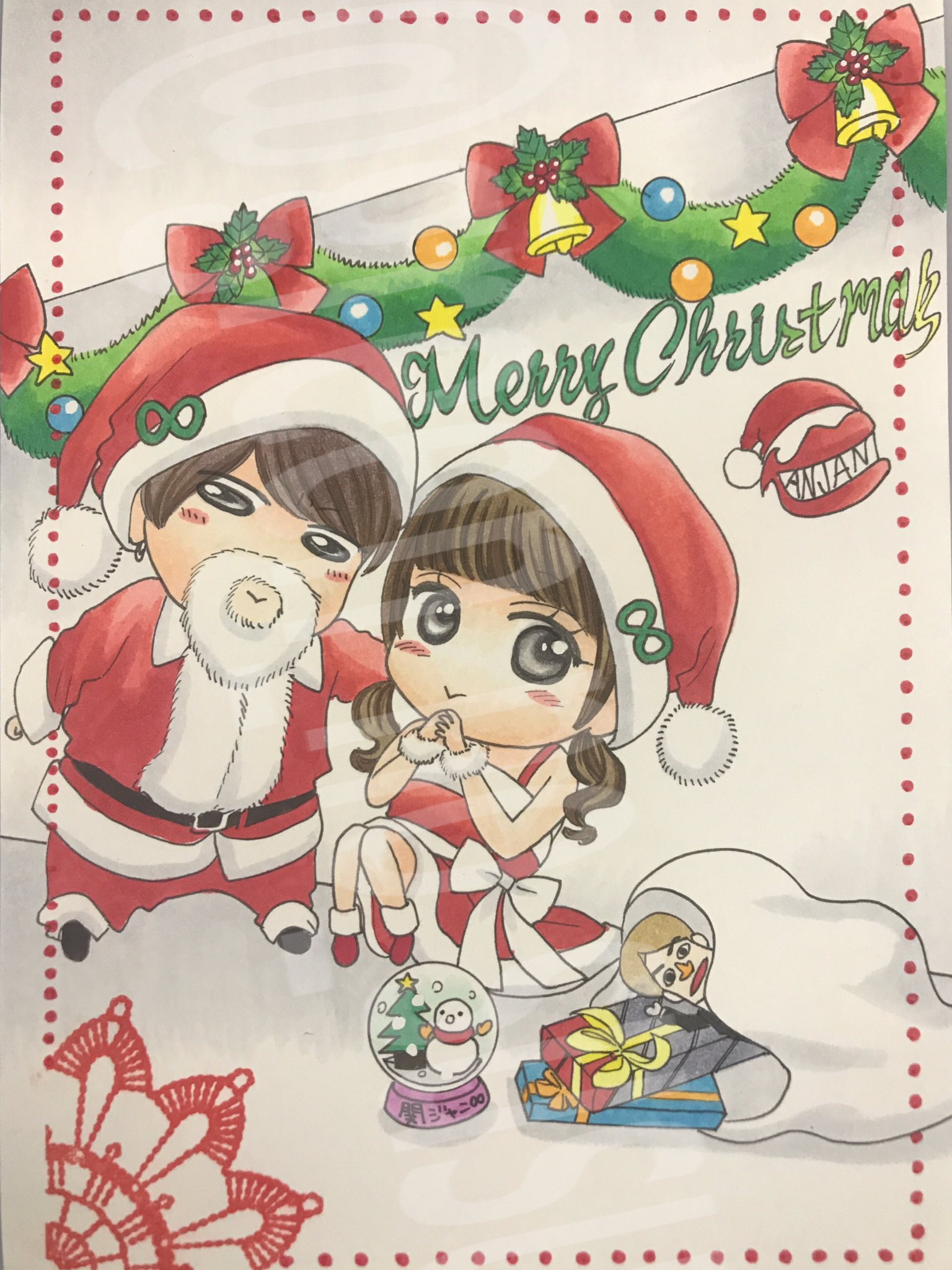 シュシュ Merry Christmas 17 大倉サンタクロース ヒゲ と倉子ちゃん ミニスカ で ラブラブクリスマス 倉 私の好きな人はね 壁ドンが得意なの 倉 壁 ドーンとしたドン