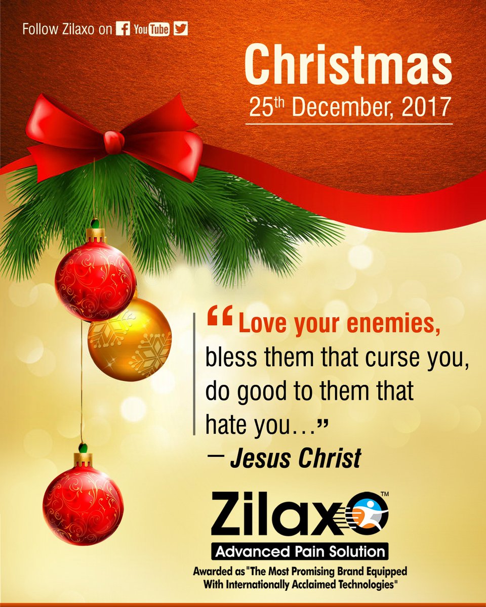 ZilaxoTweets's tweet photo. #Christmas #25thDecember2017
"Love your enemies, bless them that curse you, do good to them that hate you..." - #JesusChrist
https://t.co/Llvj5Jj8A9 https://t.co/O0vJB53sgN
