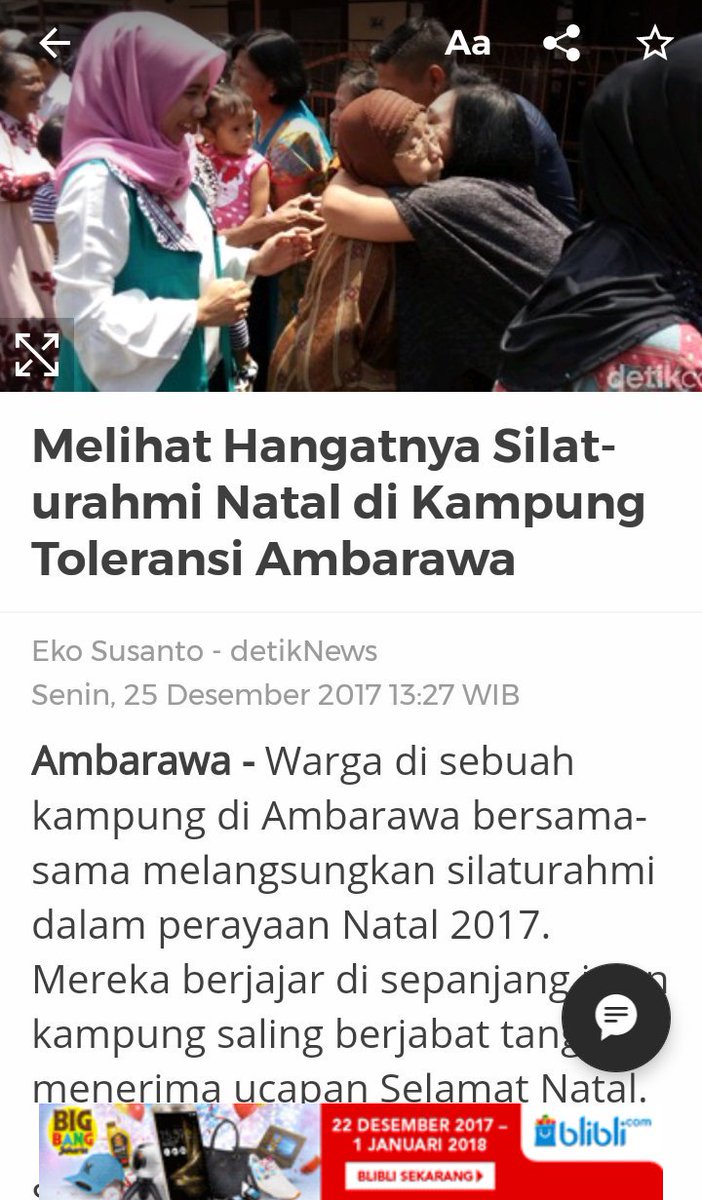 B4yuSeto's tweet photo. Saya bangga jika Indonesia begini! #toleransi #indahnya mengucapkan #SelamatNatal https://t.co/TaaqFwPPpB