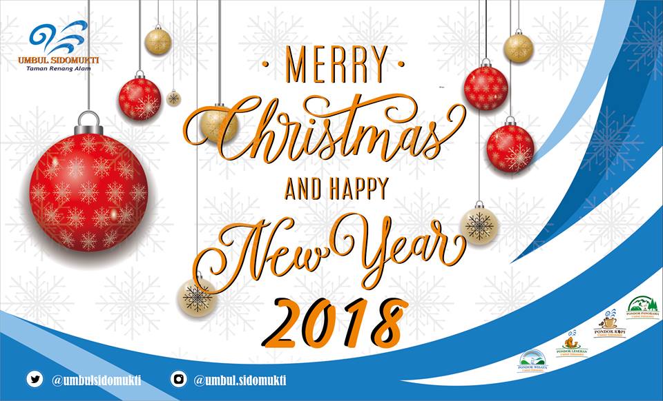 "Selamat Hari Natal 2017☺️ untuk sahabat umbul sidomukti yang merayakan, sambut hari natal dengan menyebarkan banyak kebaikan".😊🎉