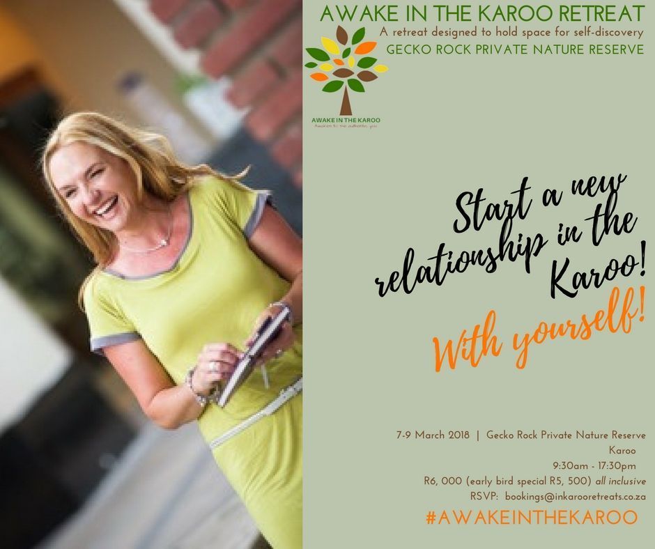 AwakeIntheKaroo's tweet photo. Start a new relationship in the Karoo...with yourself #learntoloveyourself #healyourfeelingstowardsyourself  #AWAKEINTHEKAROO bookings@inkarooretreats.co.za https://t.co/3IFLuKkb7n