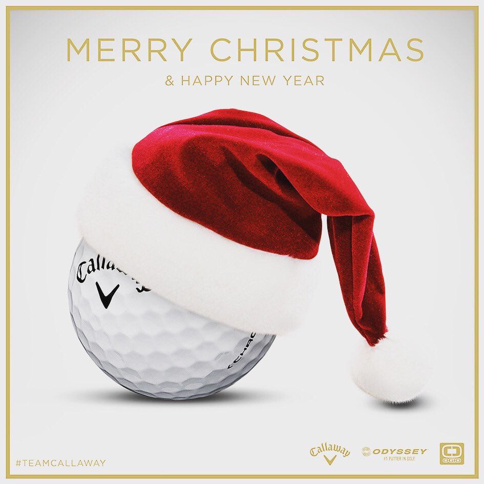 CallawayGolfEU's tweet photo. #MerryChristmas everyone, from all of us at #TeamCallaway, #TeamOdyssey and #TeamOgio 🎄🎅🏻🎁 https://t.co/EV0gWztSmS