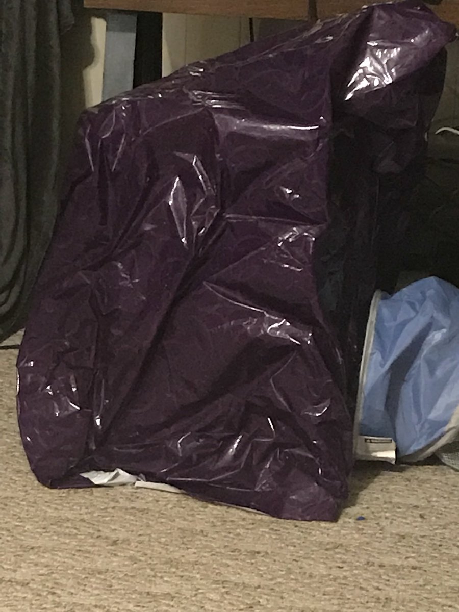 bethdial's tweet photo. My gift wrapping has reached new heights this year #WraptheCrap2017 https://t.co/7MlkheelM5