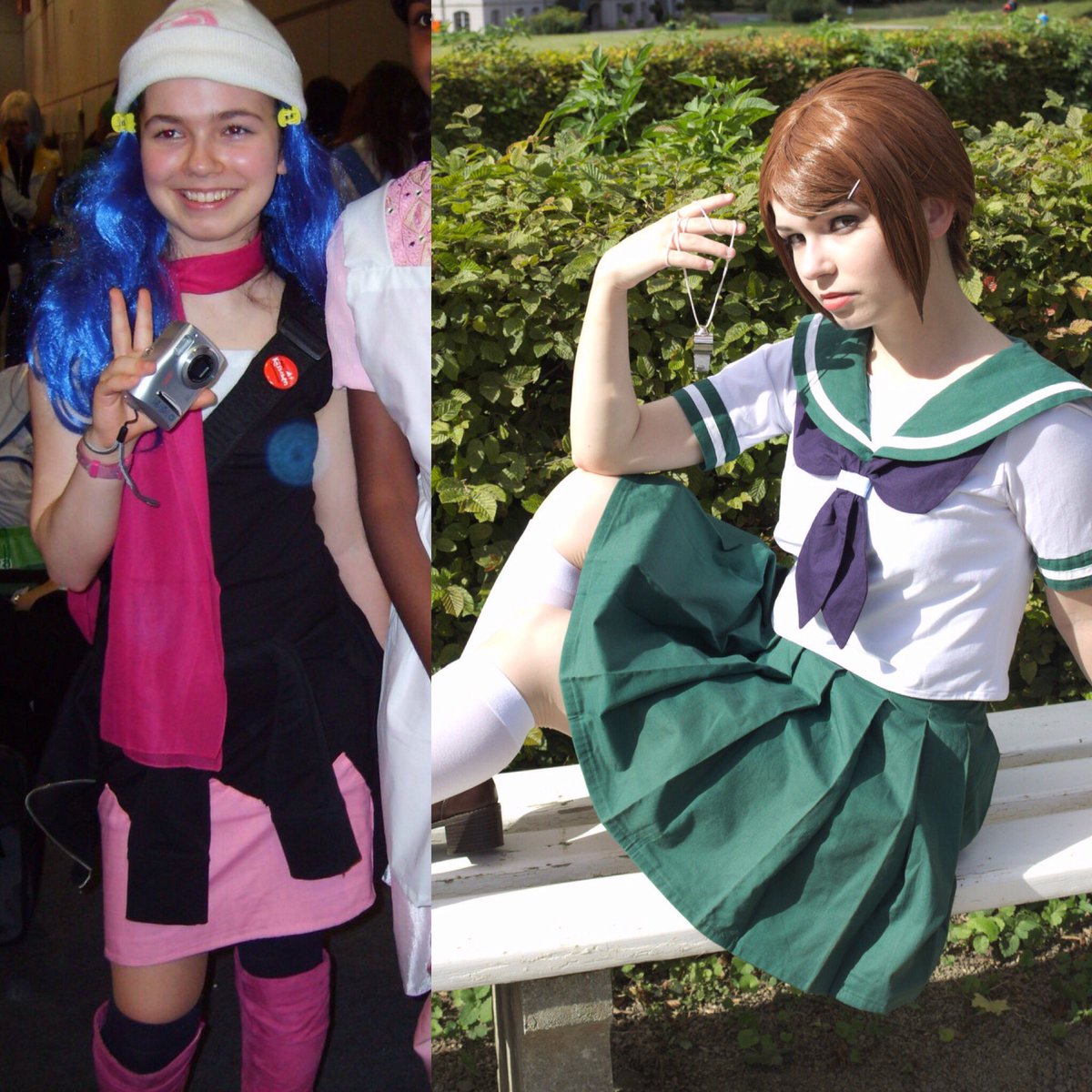 NikasparkleCos's tweet photo. I wish you all a #MerryChritsmas!
Here is a #sidebyside with my first and my latest selfmade #cosplay! Never forget that #everybodystartssmall! <3
#progress #2008vs2017 #digimon #digimoncosplay #pokemon #pokemoncosplay 💖 https://t.co/7dXpuSjP9M