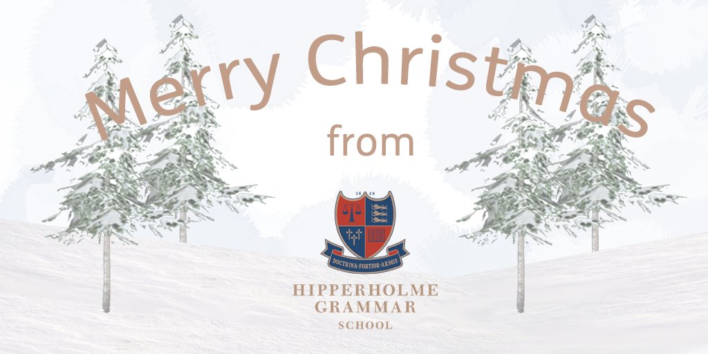 HipperholmeGJS's tweet photo. Wishing everyone a very Merry Christmas. We hope everyone is enjoying their break and we look forward to welcoming you all back in 2018 https://t.co/sEXdUREzA2
