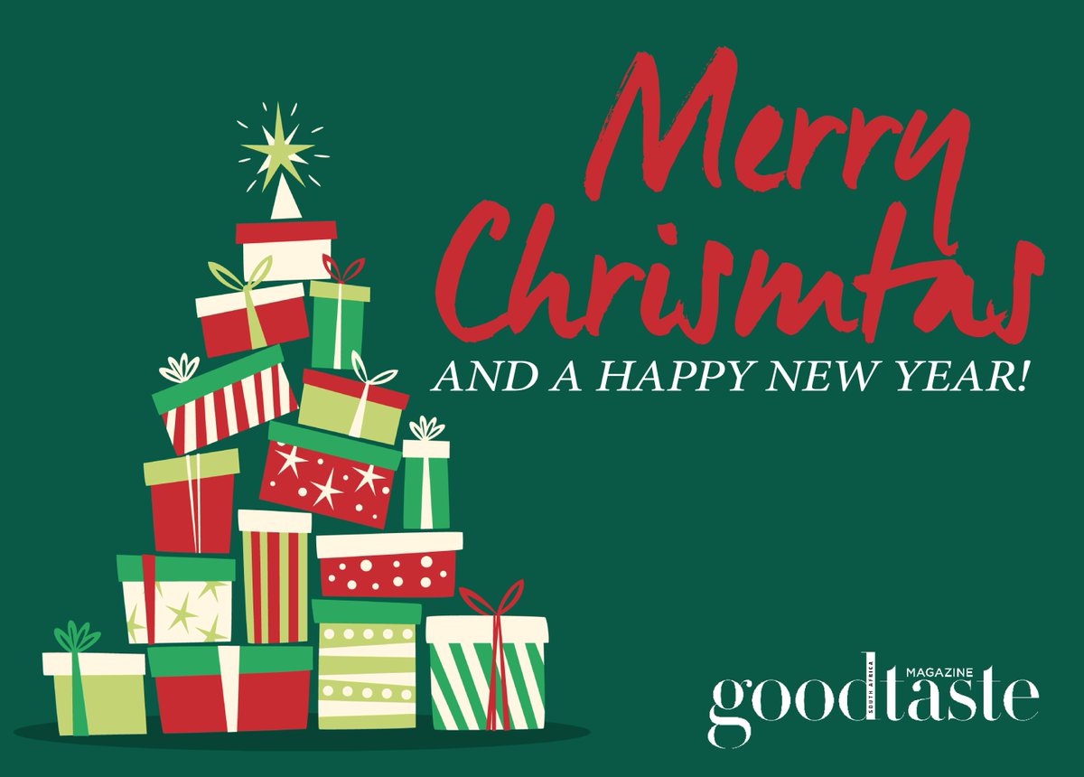 Wishing all of our Good Taste readers a very merry Christmas and a happy new year! 🎄 🎉 Pick up our latest #GTsummerissue for the most delicious Christmas recipes for the soul on pg. 39!