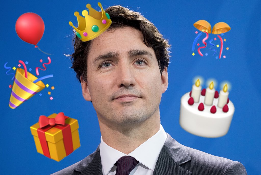 Let s not forget the true meaning of Christmas... happy birthday Justin Trudeau! 