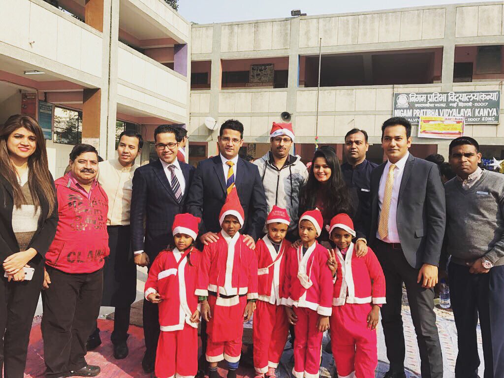 HyattRegencyDel's tweet photo. This #Christmas we celebrate the season of love and happiness with @aarohan_ngo #HyattThrive #MerryChristmas https://t.co/AE92Pi5H7N