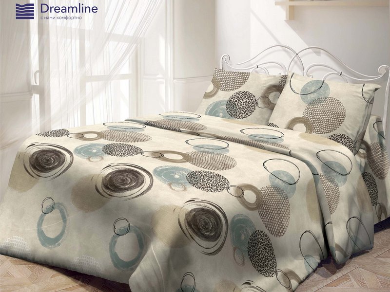 Dreamline Самойловский текстиль Бриз - бязевый комплект постельного белья. В наличии полутораспальный и двуспальный комплекты.
