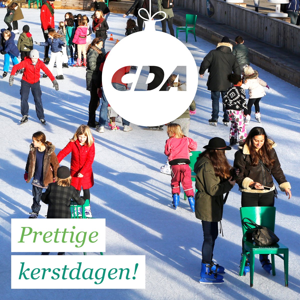 Wees blij met #Kerst en vier het met elkaar, want Kerstmis komt maar eens per jaar! #CDA