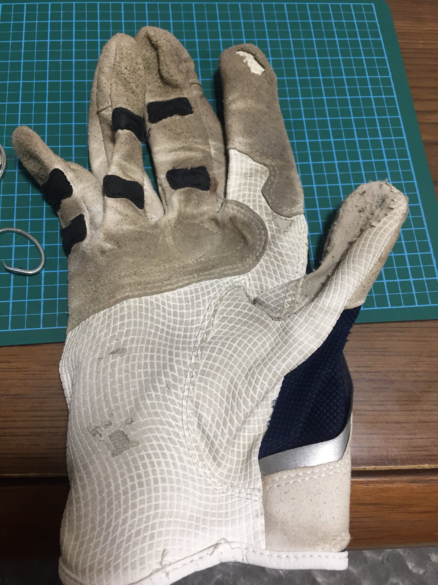ちか いままで使ってたシマノのキャスティンググローブ を夏くらいに片方失くしてそれでもgtとかブリとかヒラスズキとかとか 沢山釣ってきたとても大切なグローブでした 今日プレゼントでnewモデルの オシアグローブを貰いました こんなボロボロになる