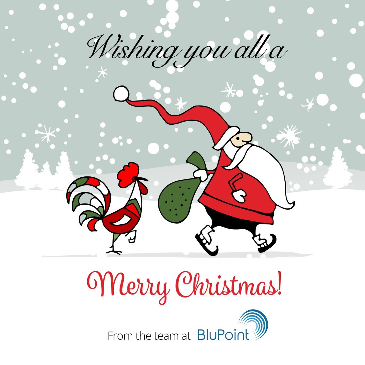 _blupoint's tweet photo. The team at #BluPoint would like to wish you all a very #MerryChristmas. #SeasonsGreetings #HappyHolidays https://t.co/YWrOIXEpF5