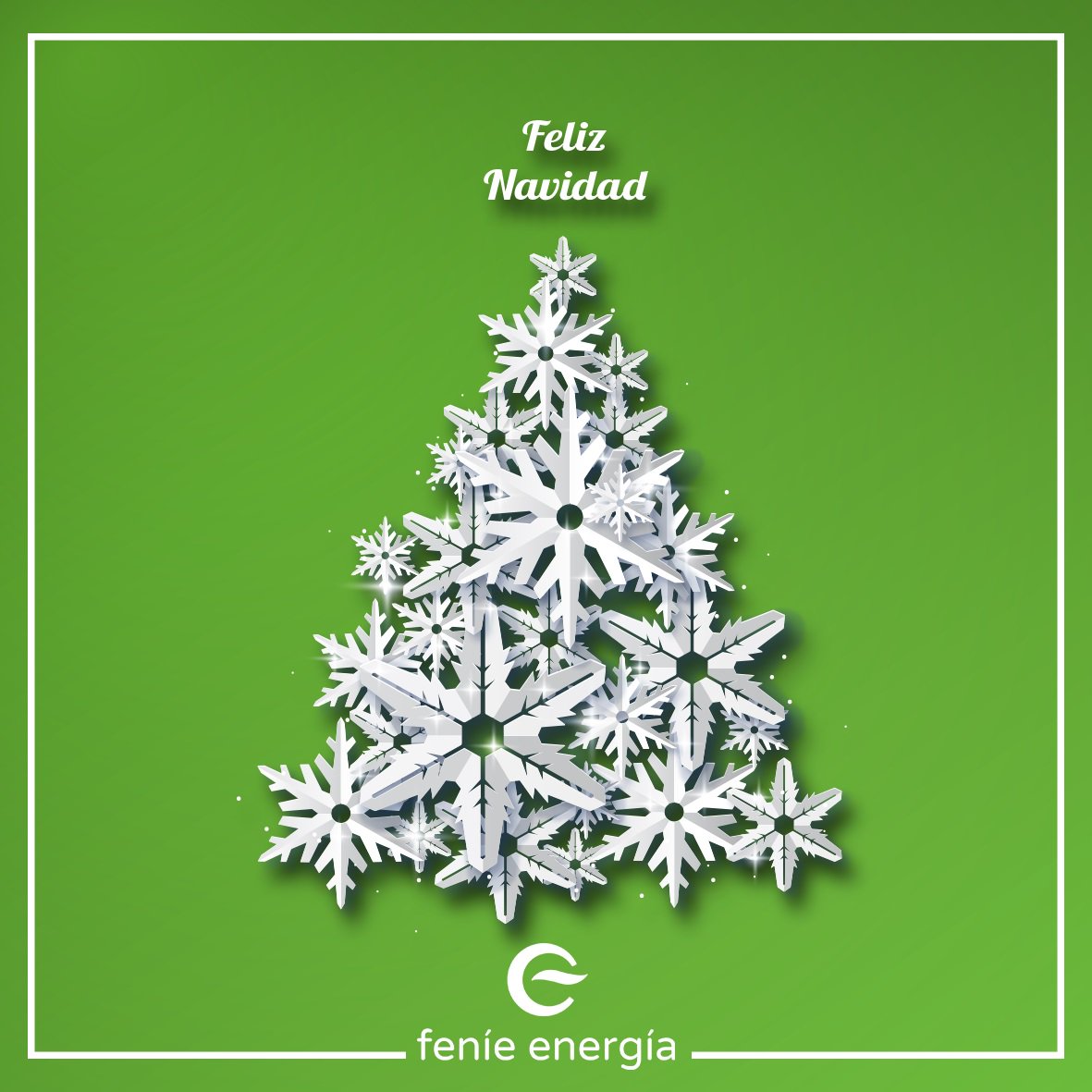 fenieenergia's tweet photo. !Desde @fenieenergia os queremos desear una Feliz Navidad llena de energía verde! 

#VerásLaEnergíaDeOtraManera https://t.co/ZcNCDu3xyw