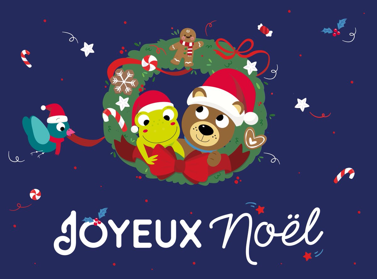 On vous souhaite un très joyeux #Noël ! On espère que le #PèreNoël vous a gâté. On vous retrouve à la rentrée avec plein de #nouveautés ! 😊🎁🎅