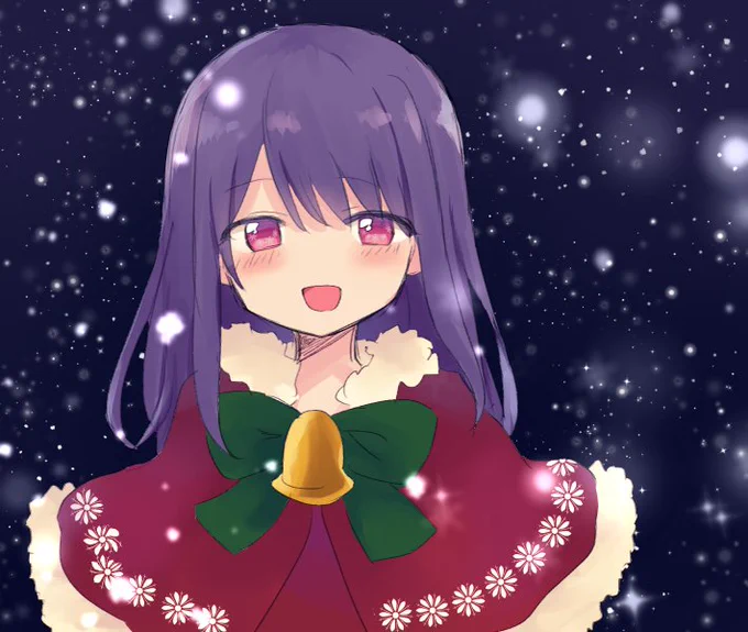 メリークリスマス!新しいパソコンを買ってもらったので慣らすのもかねてクリスマスっぽい落書き 