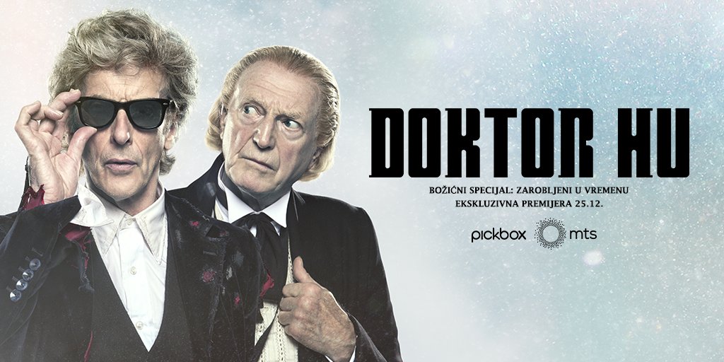 mts's tweet photo. Za sve ljubitelje Doktora Hua i korisnike Pickbox-a dobra vest je što će se večeras prikazivati božićni specijal Doktora Hua, paralelno sa premijerom u Velikoj Britaniji. #mtsTV #Pickbox #DoctorWho https://t.co/owFMdF49vE