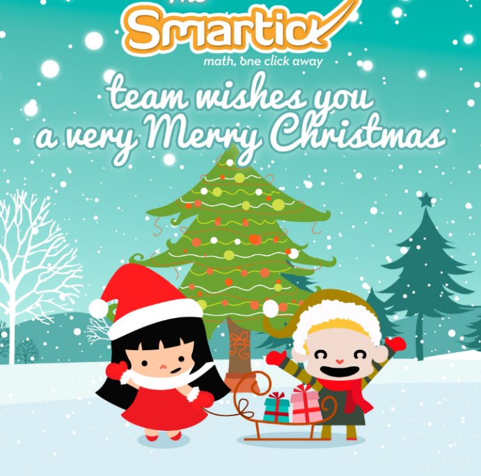 Smartick's tweet image. We hope that millions of children around the world are today so happy with #Santa. We hope the joy and usefulness last as if #Smartick and #goodMaths was the present.
