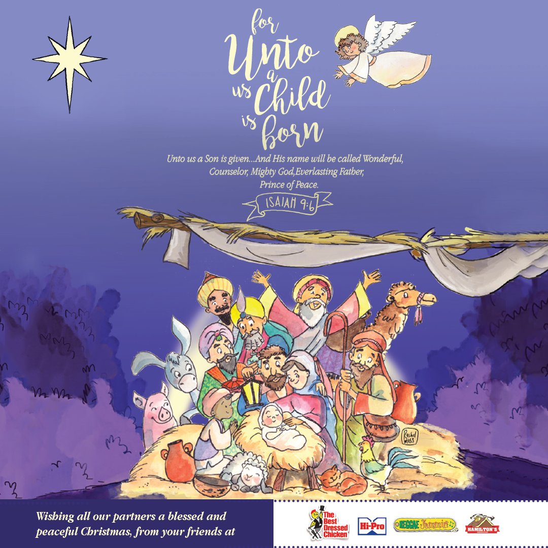 While we celebrate, let's not forget the true meaning of Christmas. From our hearts to yours, may this be a peaceful and joyous one.