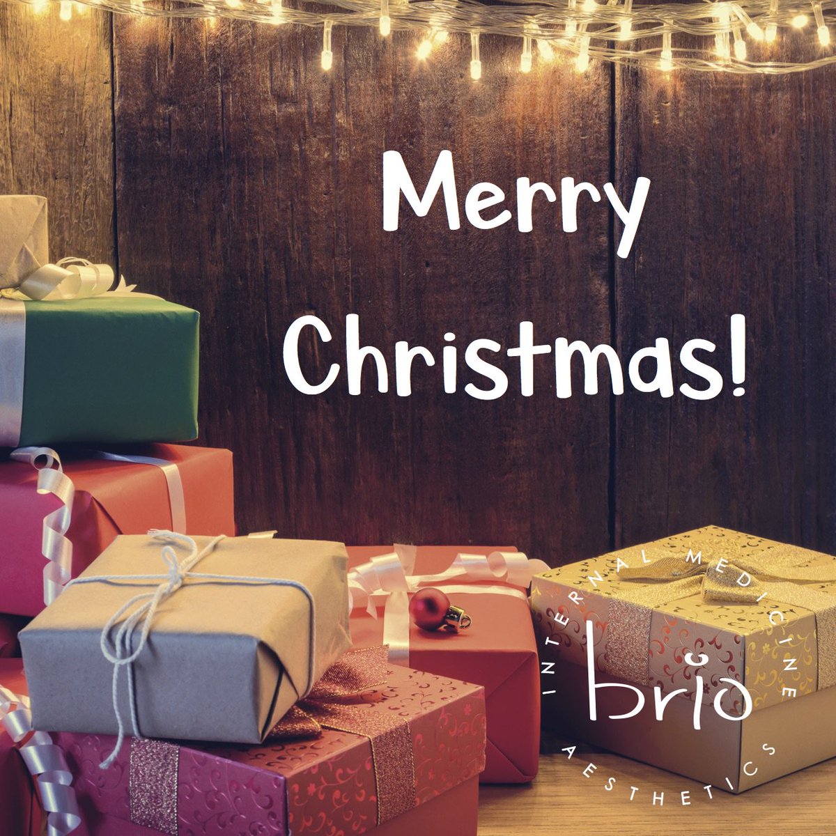 Merry Christmas from our family to yours! We hope you have a blessed day with those you love! #merrychristmastoall #brioaestheticsgreenville