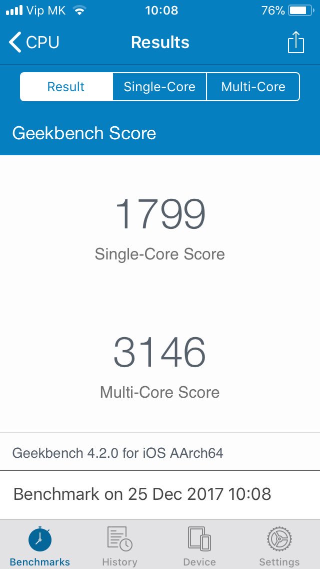 baxterica's tweet photo. @Apple has slowed down my phone to make it function like a 5S. Battery is still good, phone is 6 months old and yet a terrible slow down, started registering as 1200MHz 3 days ago all the time. #iPhoneSE #throttlegate #throttle #throttling #slowphone https://t.co/BV17h7JA6P