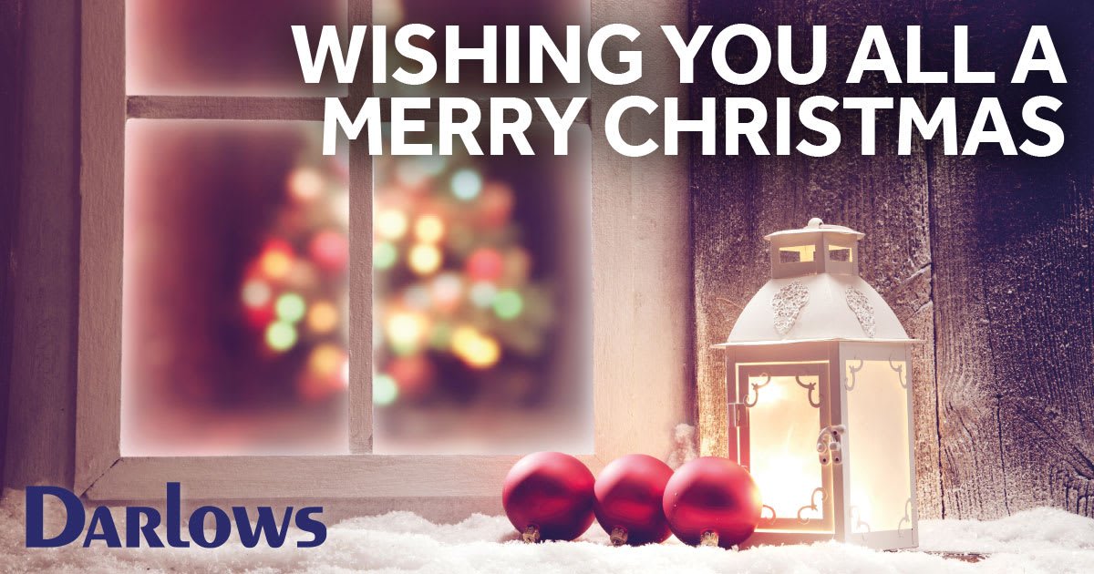 Wake up, it's #Christmas! All of us here at Darlows wishes you a very #MerryChristmas.