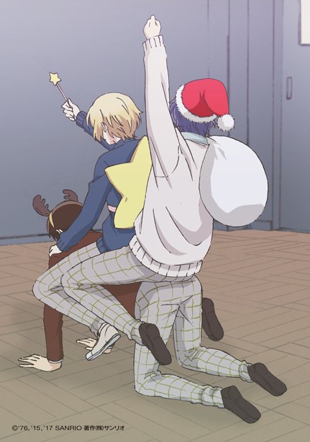 Sdan_sanrio's tweet photo. 罰ゲームで負けた三人組でした！ゆう☆ https://t.co/NzjdBFThgc