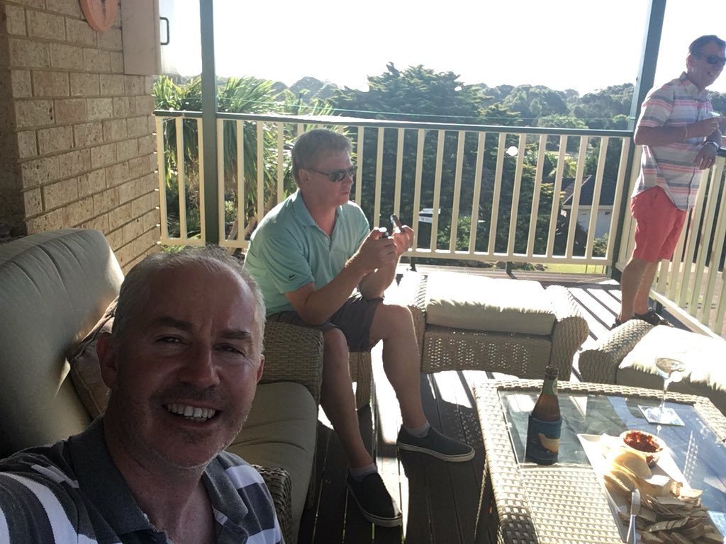 Patto5305's tweet photo. @Leiper53 @Scotty_boyz78 @probinson_27 Cheers Andy, been carnage hers since 5.30 am, on the balcony now haveing a few beers, wine, etc https://t.co/nEMsLRKSKA