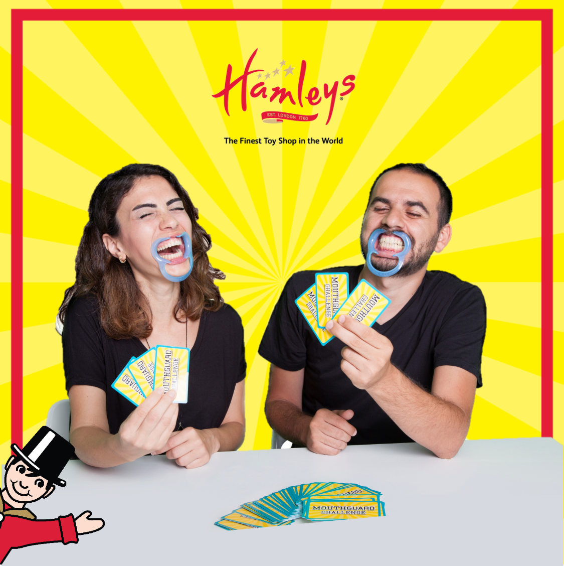 Hamleys_Saudi's tweet photo. التحدي رفيق في هامليس!
Get the mouthguard challenge game at Hamleys today!

#HamleysSaudi #HamleysToys #Hamleys #HamleysToyStore #Toys #HamleysLondon #SaudiMoms #SaudiToys #SaudiArabia #SaudiArabiaToys #InstaToys #InstaGood #Toystagram https://t.co/8CGichIlgh