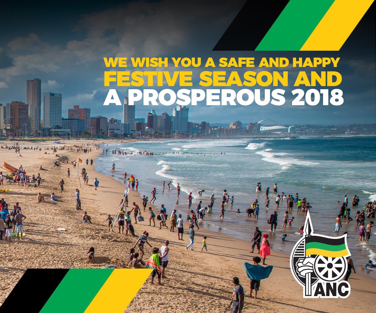 ANC wishes you a safe and happy festive season and a prosperous 2018