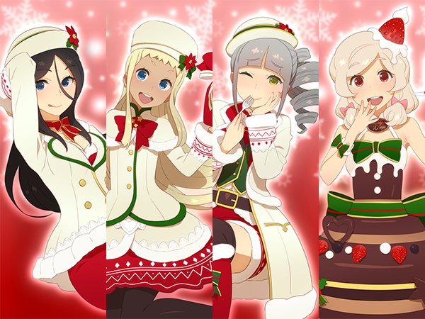 モシュネ スクールガールストライカーズ2 新壁紙公開 17年クリスマス壁紙から各メンバーごとの スマートフォン壁紙を追加しモシュた 隊長さんのスマホに是非使ってモシュ T Co Kiwdm6ekgp スクスト