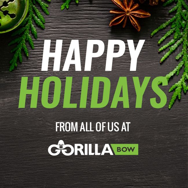 gorillabow's tweet photo. From our family to yours: happy holidays from Gorilla Training. https://t.co/I6M9J9yyKf