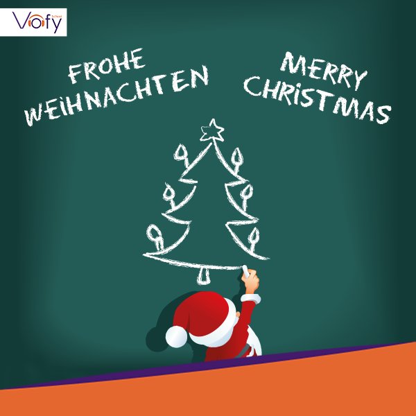 Das ganze Team von Vofy wünscht euch schöne #Weihnachten und tolle #Feiertage! 🎁🎄❄☃