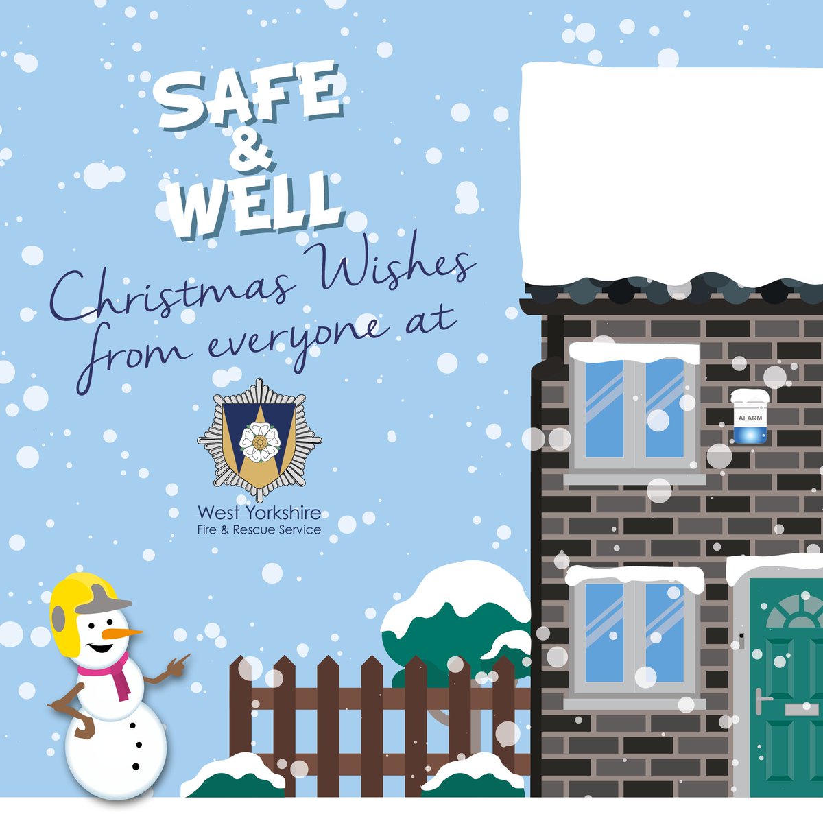#MerryChristmas from all of us here at West Yorkshire Fire and Rescue Service! 🎄
