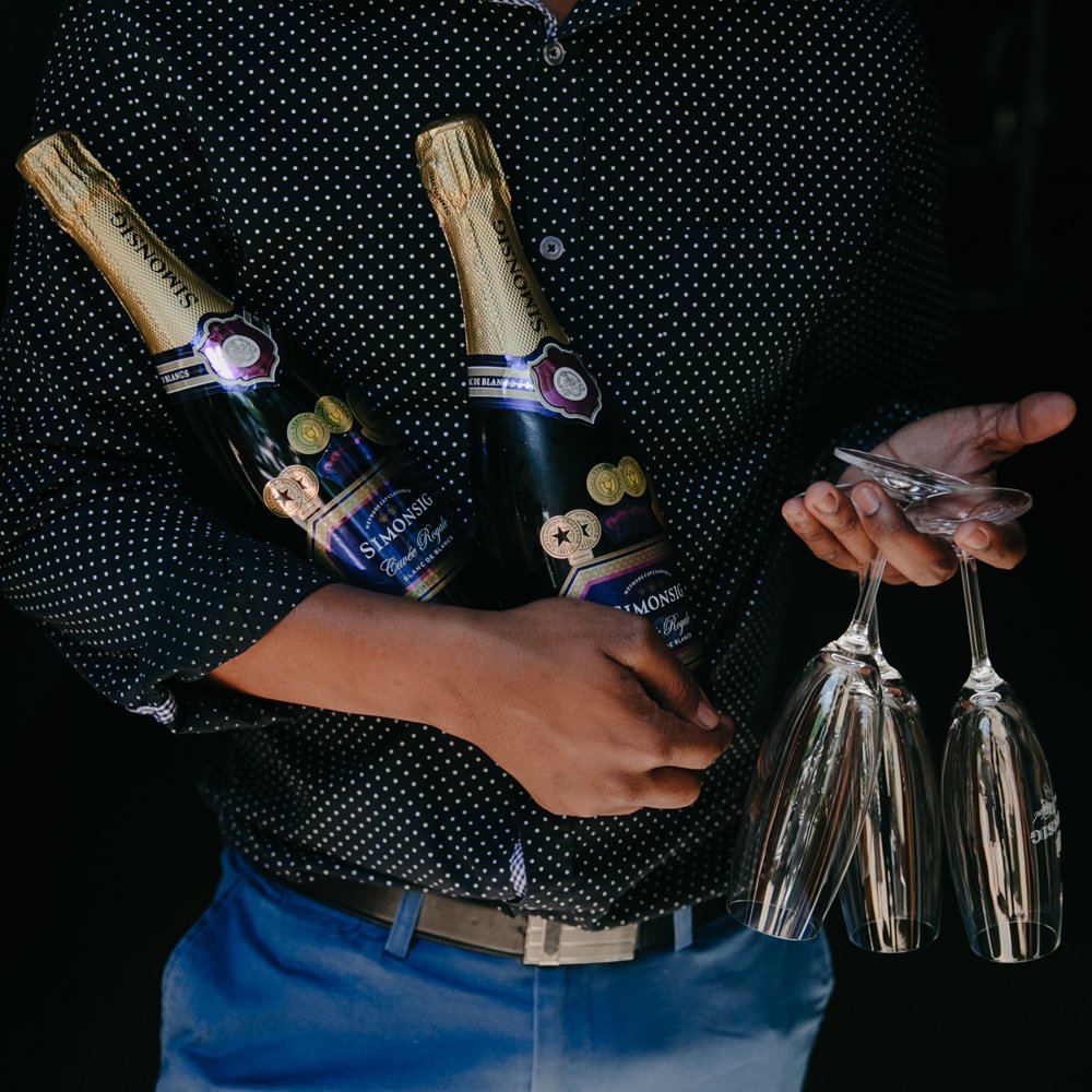 SimonsigWines's tweet photo. 'Tis the season to be jolly. Wishing you a #Christmas bubbling over with joy #festiveSimonsig #drinkSimonsig #festiveFeeling https://t.co/0zhxKDoX5D