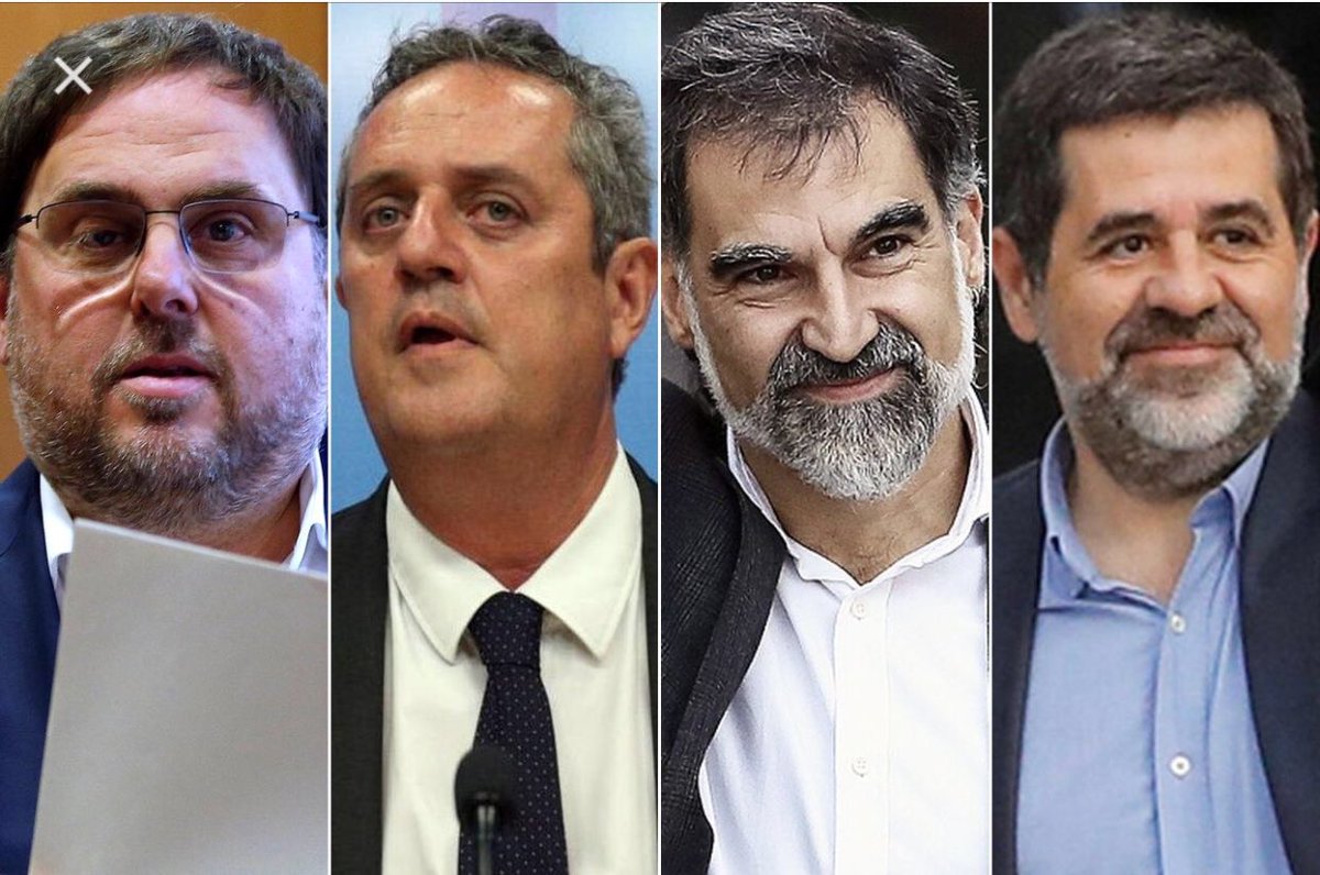 miquelcalcada's tweet photo. No és un Nadal normal.  Jonqueres, Forn, Cuixart i Sànchez, i Puigdemont, Ponsatti, Comín, Serret i Puig, cada dia us tenim presents. Guanyarem! https://t.co/AiDFNKEWUS