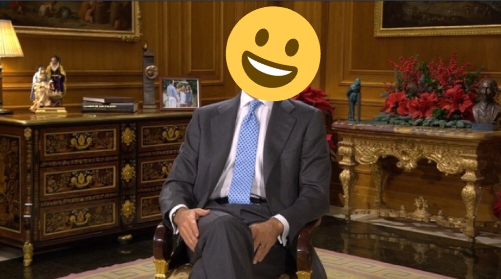 JoanCodina's tweet photo. Un monarca a quien no a votado nadie dando un discurso sobre democracia https://t.co/BxdZH9KKfW