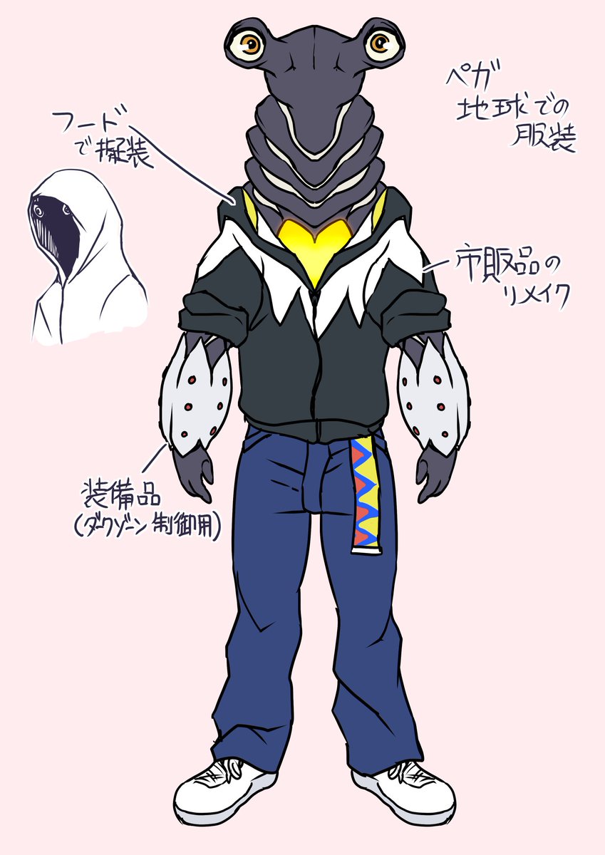 黒田アサキ Twitterissa ウルトラマンジード素案 ペガ せっかくなので相棒も描いてみました 既存のペガッサ星人と整合性をとる感じで ウルトラマンジード Reウルトラ