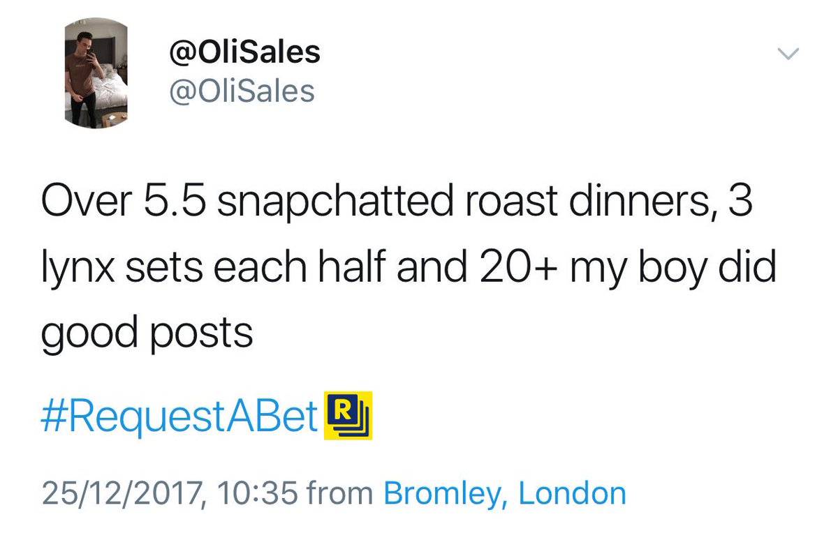 Not a bad bet for Christmas Day 😂