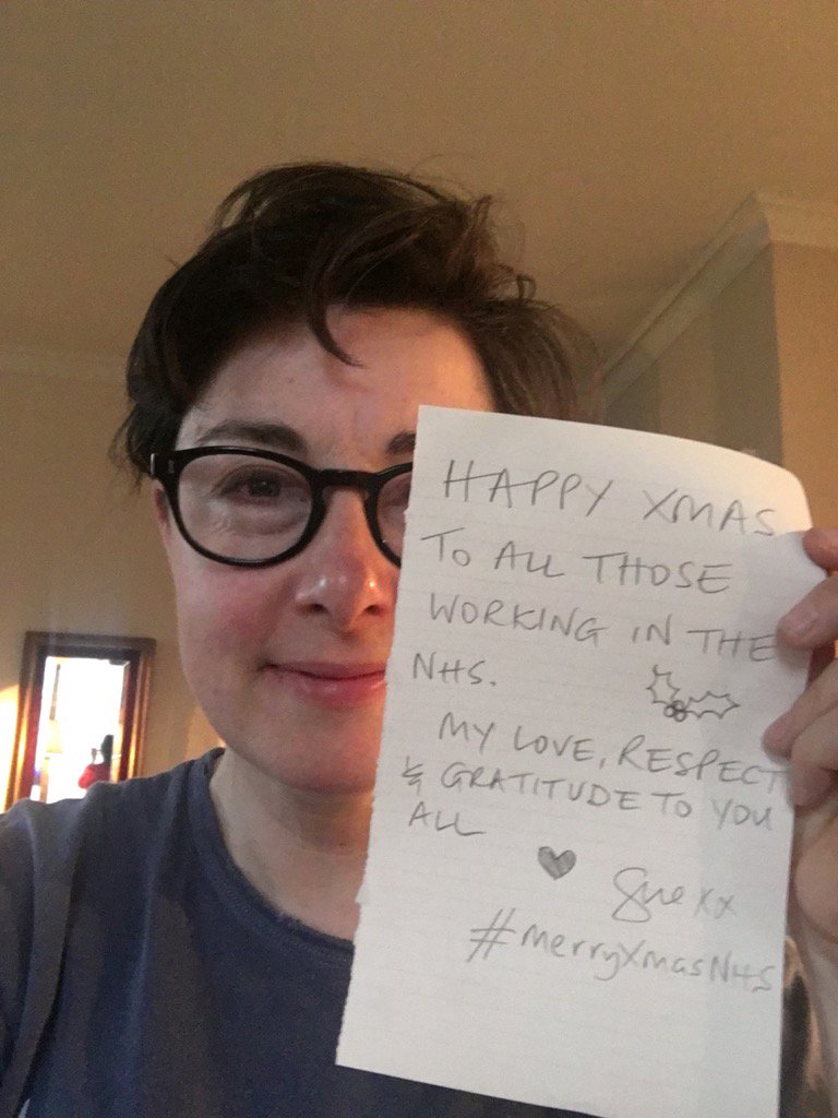 Thank you for being there for me and my family when we needed you. #HappyXmasNHS