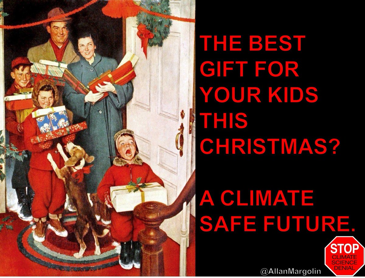 The Best Gift For YOUR Kids This #Christmas? A #Climate Safe Future
- @Moondragon_1 @AdamParkhomenko @climateZ1 @ClimateYYC @climateyouth @ClimateYouthJp @CLIMATEwBORDERS @ClimateWise @ClimateStore @ClimateTN @ClimateDevLab @ClimateDrivers @climatereserve @EcoWarrior1980 @rini6