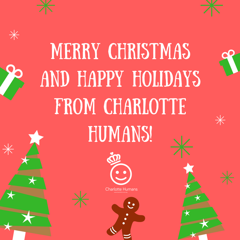 CharlotteHumans's tweet photo. Merry Christmas and Happy Holidays from Charlotte Humans! https://t.co/AM21NcA6JB