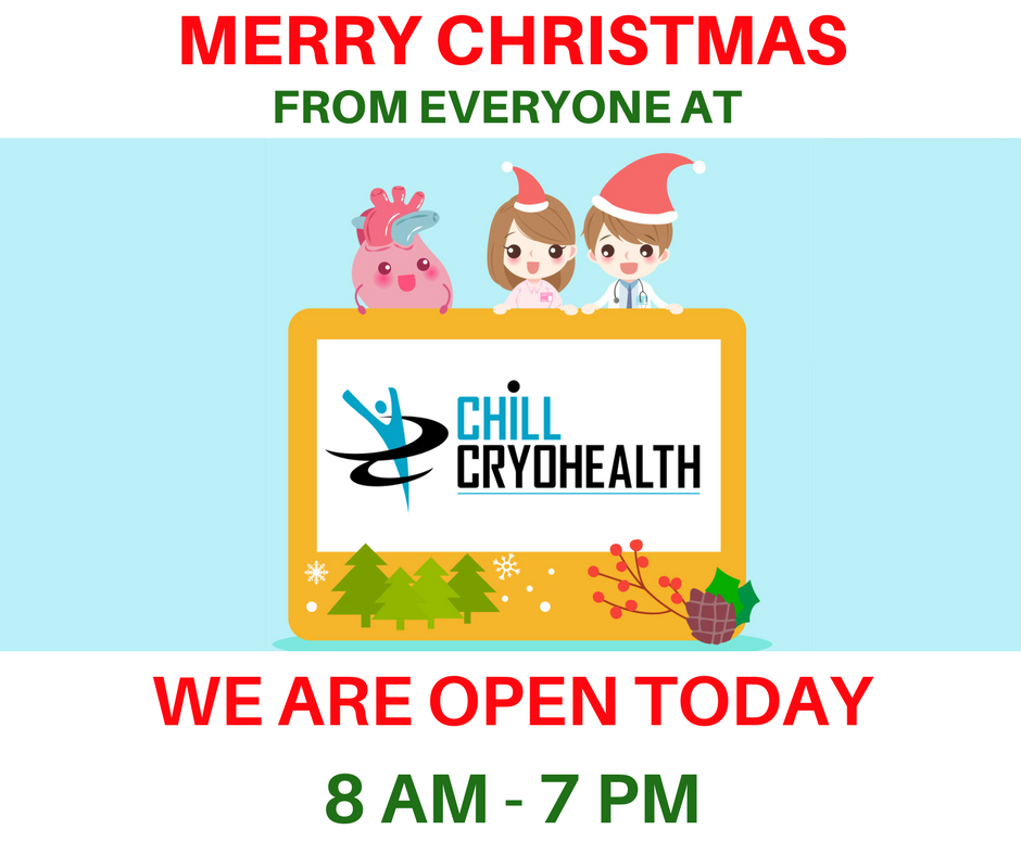 ChillCryoHealth's tweet photo. #MerryChristmas 🎄⛄️
What to do after opening #presents? Get a #cryo session! 🎅 
#Tustin #CostaMesa #OC #SantaAna #fitness #Cryotherapy https://t.co/5MIejmFQwk
