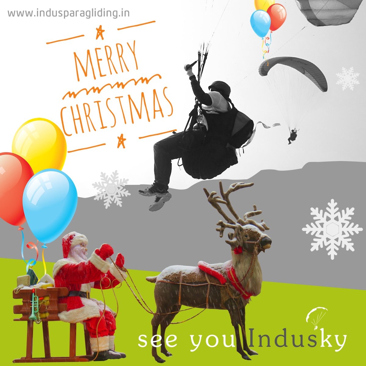 induspg's tweet photo. MERRY CHRISTMAS 🎈🎊🎄 to all Indus Paragliding students, pilots and friends from all over the world. Have a wonderful #Christmas...fly high...fly safe. - TEAM INDUS.

#seeyouindusky #indusparagliding #Christmas2017 https://t.co/K4y0HvKg6V