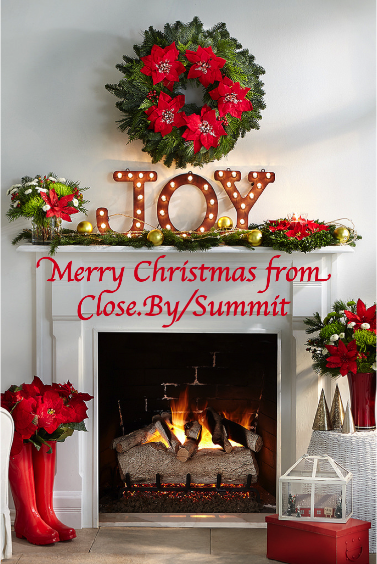 The Close.By/Summit team would like to wish you and yours a very Merry Christmas! #merrychristmas #happyholidays #closebysummit