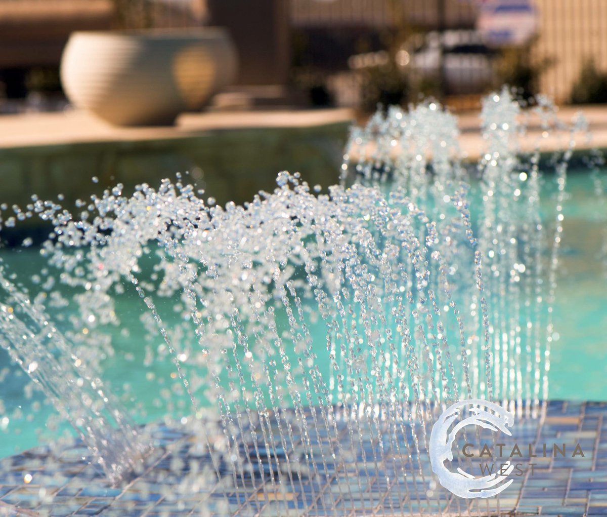 Our resort style pool offers the best in relaxation #catalinawest #livinglubbock #livelovelubbock #westend