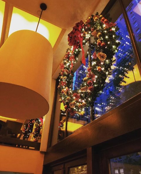 Merry Christmas from BLT! #merrychristmas #christmaswreath #bltsteak #bltprime #happyholidays