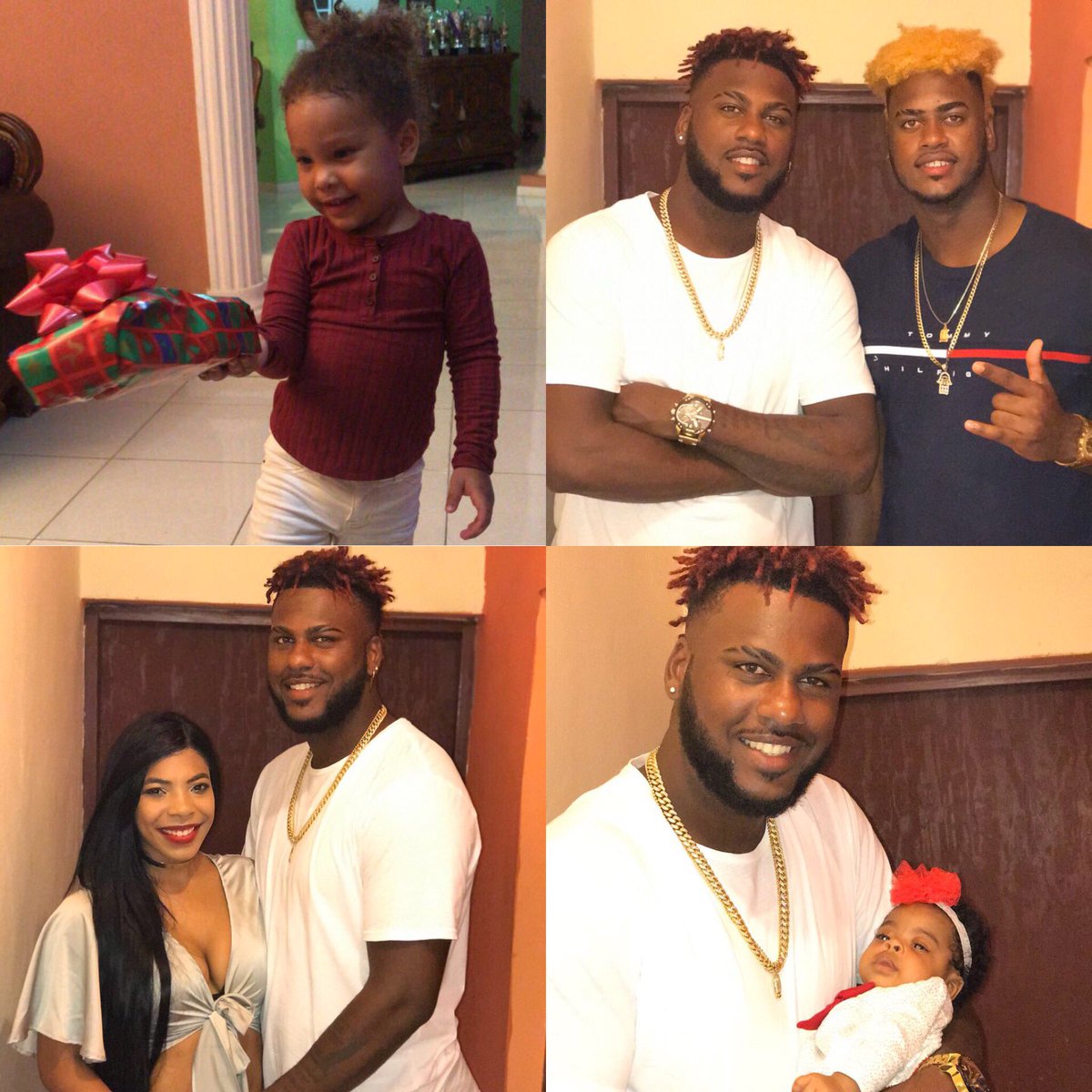 X 上的Franmil Reyes：「Merry Christmas from my family to yours